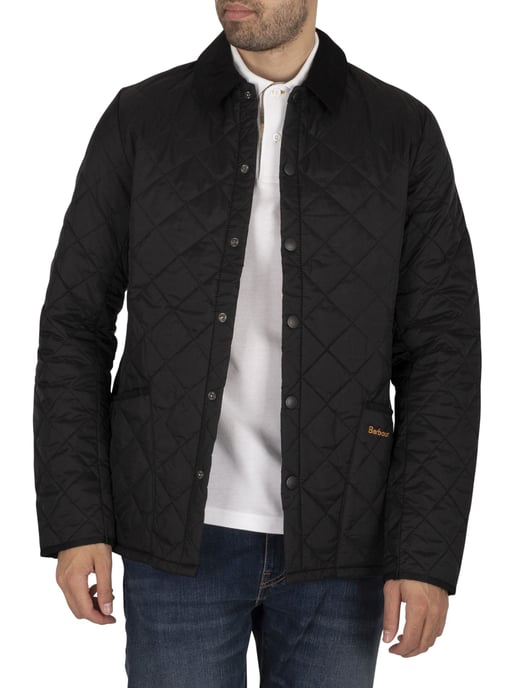 Barbour Heritage Liddesdale Quiltjacke, Schwarz - Image 1