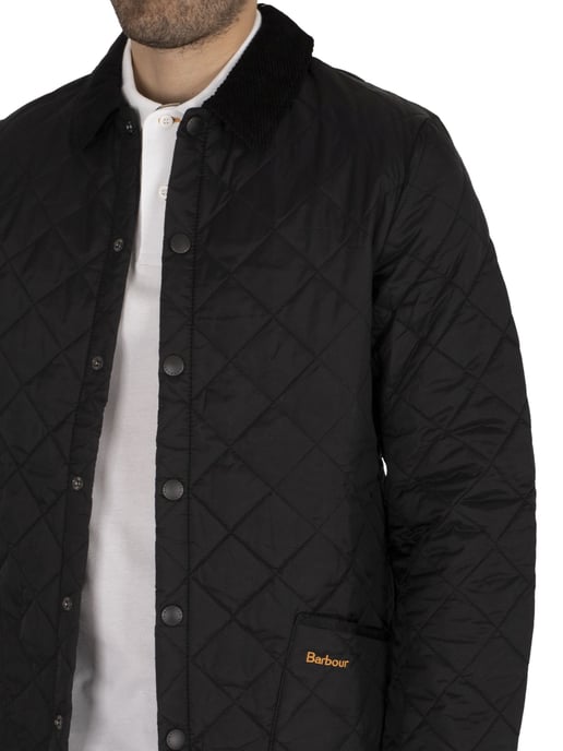 Barbour Heritage Liddesdale Quiltjacke, Schwarz - Image 4