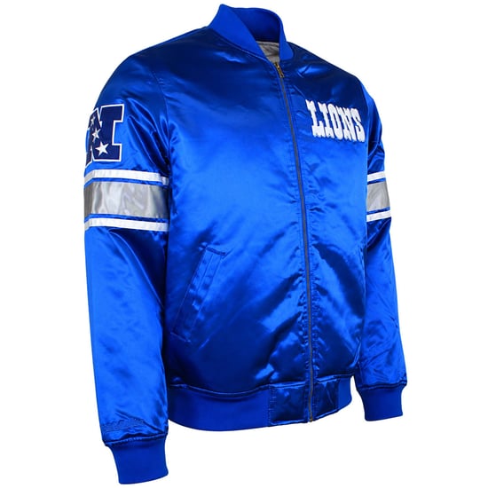 Mitchell & Ness NFL Detroit Lions Herren Windjacke Blau - Image 2
