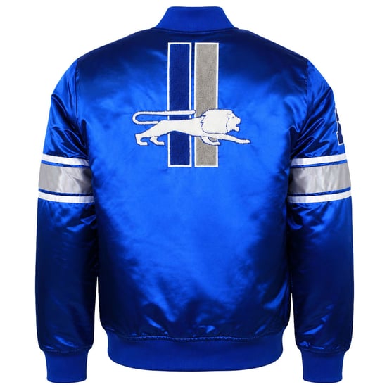 Mitchell & Ness NFL Detroit Lions Herren Windjacke Blau - Image 3