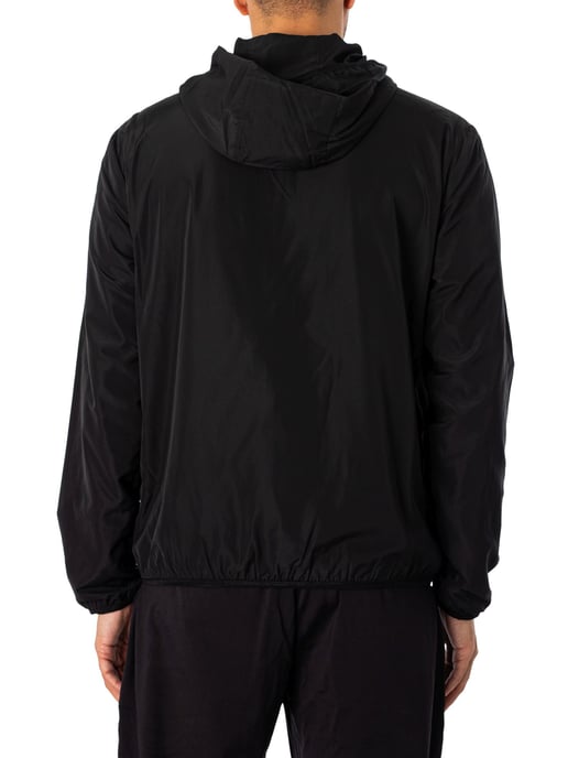 EA7 Leichte Jacke Mit Logo, Schwarz - Image 3