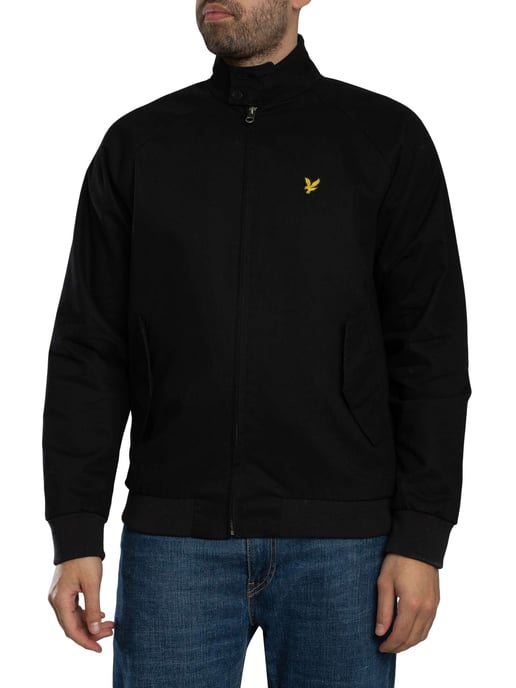 Lyle & Scott Harrington-Jacke Aus Baumwolle, Schwarz - Image 1