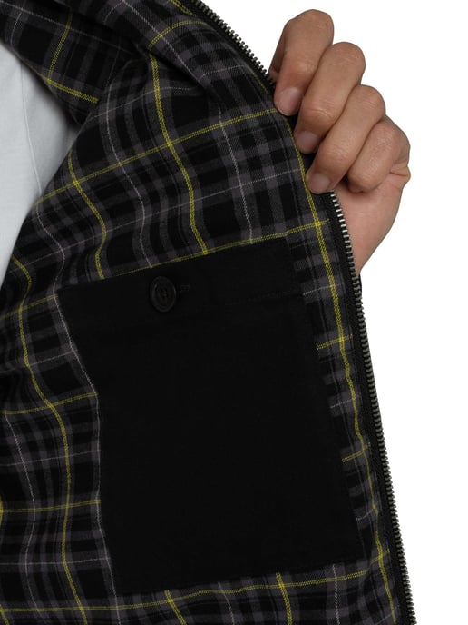 Lyle & Scott Harrington-Jacke Aus Baumwolle, Schwarz - Image 6