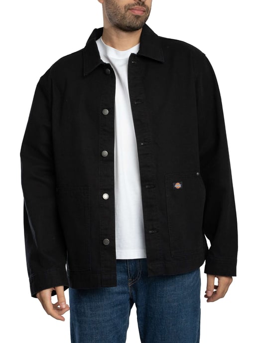Dickies Ungefütterte Canvas-Scheunenjacke, Schwarz - Image 1