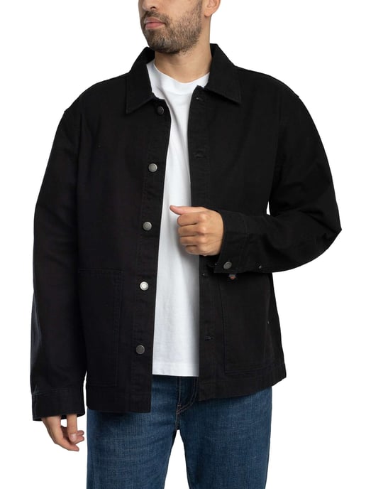 Dickies Ungefütterte Canvas-Scheunenjacke, Schwarz - Image 2