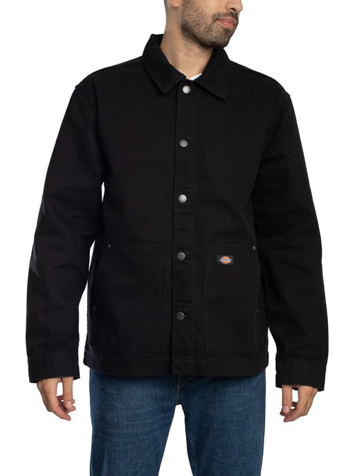 Dickies Ungefütterte Canvas-Scheunenjacke, Schwarz - Image 3
