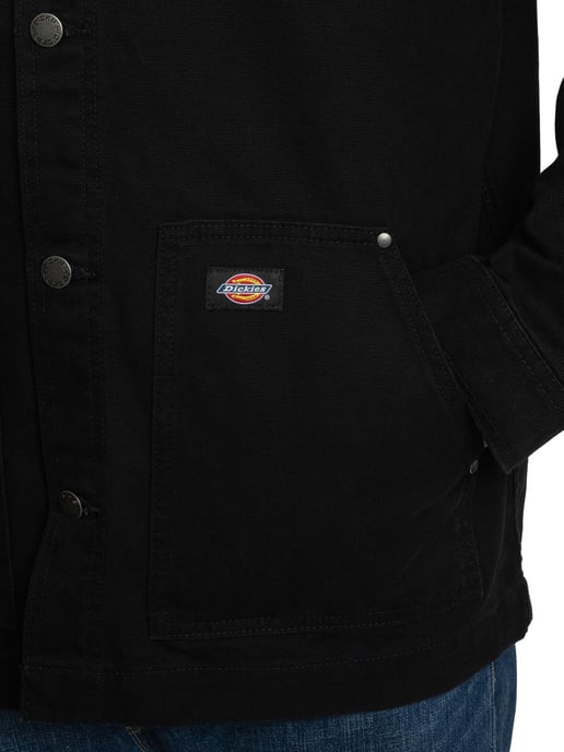 Dickies Ungefütterte Canvas-Scheunenjacke, Schwarz - Image 5