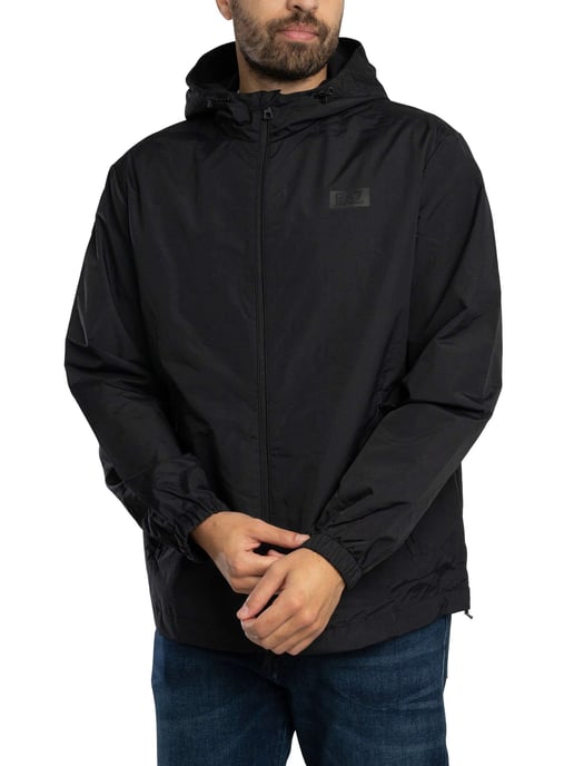 EA7 Jacke Mit Back Box Logo, Schwarz - Image 2