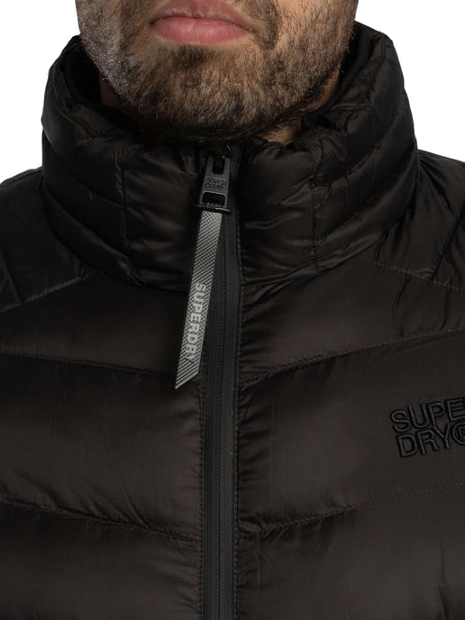 Superdry Storm Knit Hybrid Steppjacke, Schwarz - Image 5