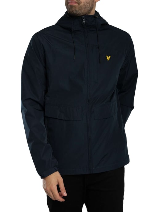 Lyle & Scott Leichte Jacke Mit Durchgehendem Reißverschluss Und Kapuze, Blau - Image 1