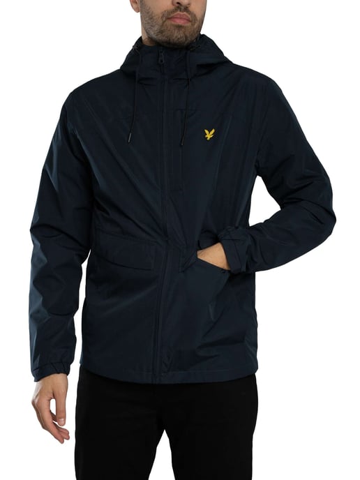 Lyle & Scott Leichte Jacke Mit Durchgehendem Reißverschluss Und Kapuze, Blau - Image 2