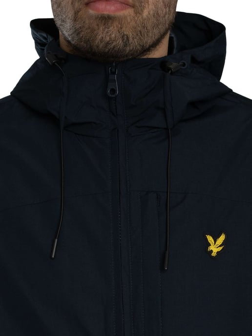 Lyle & Scott Leichte Jacke Mit Durchgehendem Reißverschluss Und Kapuze, Blau - Image 5