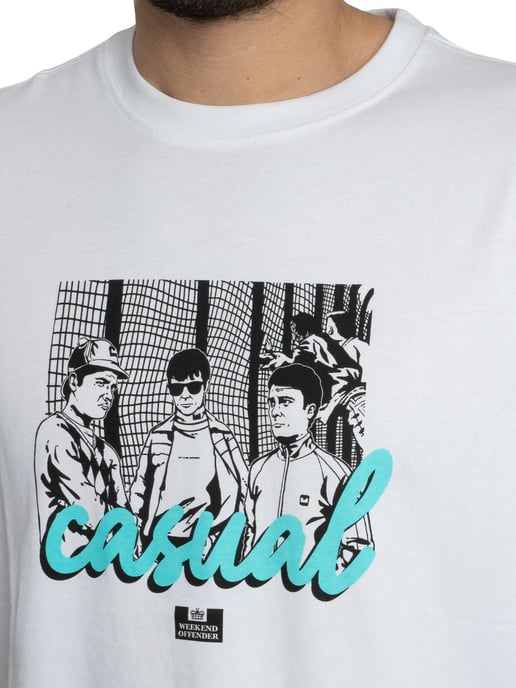 Weekend Offender Terrace Grafik-T-Shirt, Weiß - Image 4