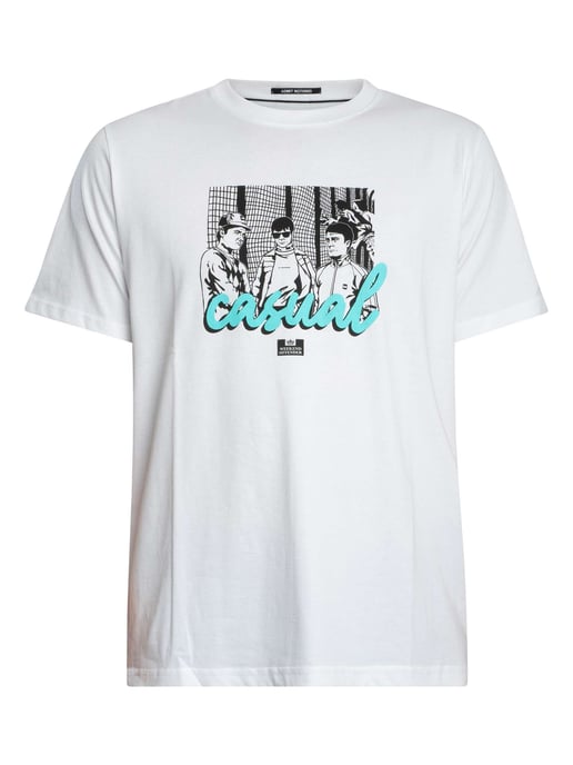 Weekend Offender Terrace Grafik-T-Shirt, Weiß - Image 5
