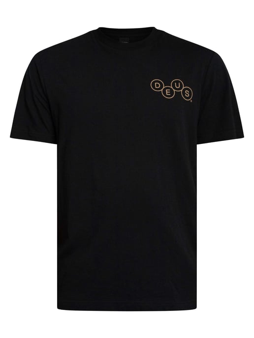 Deus Ex Machina T-Shirt Mit Grafik Auf Der Rückseite Und Mechanismus, Schwarz - Image 5