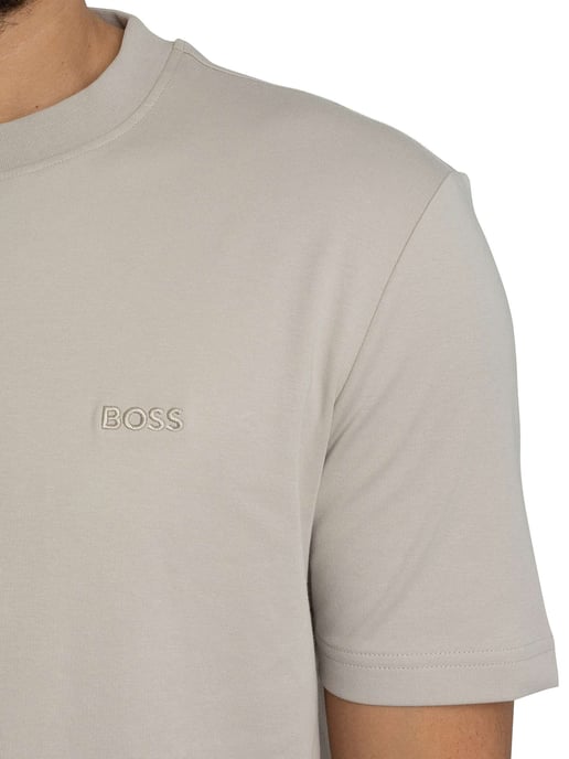 BOSS Te Interlock T-Shirt, Grau - Image 4
