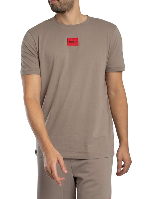 HUGO Diragolino212 Box Logo T-Shirt, Braun - Image 1