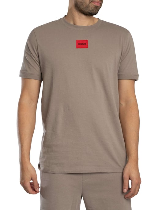 HUGO Diragolino212 Box Logo T-Shirt, Braun - Image 2