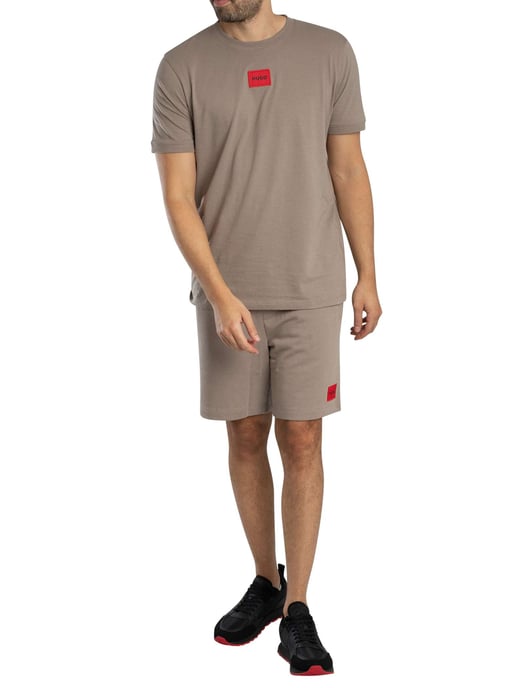 HUGO Diragolino212 Box Logo T-Shirt, Braun - Image 5