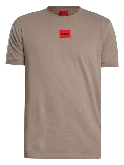 HUGO Diragolino212 Box Logo T-Shirt, Braun - Image 6