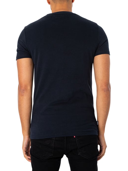 Superdry T-Shirt Mit Vintage-Logo-Stickerei, Blau - Image 3