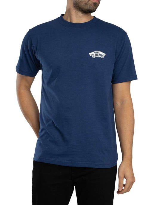 Vans Doppeltes Standard-T-Shirt Mit Rückenlogo, Blau - Image 2