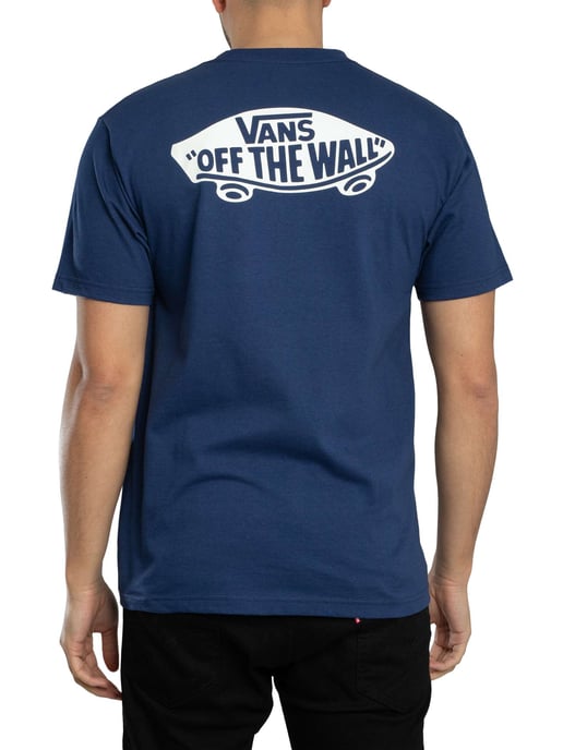 Vans Doppeltes Standard-T-Shirt Mit Rückenlogo, Blau - Image 3