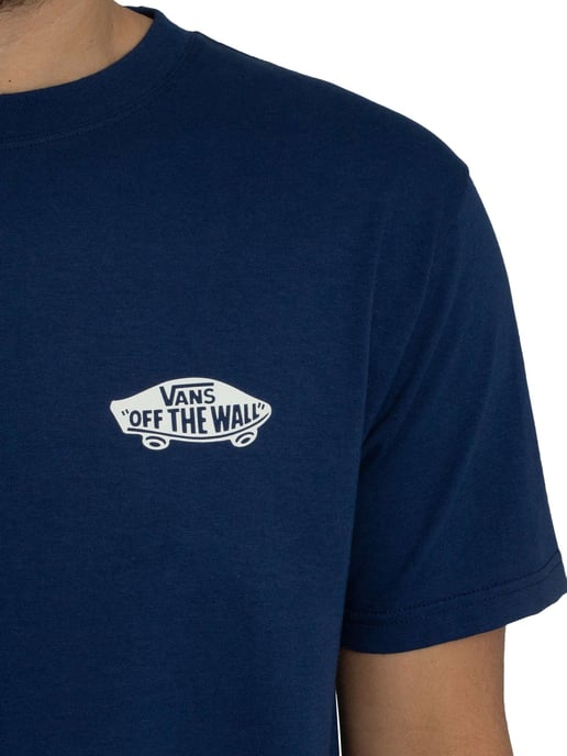 Vans Doppeltes Standard-T-Shirt Mit Rückenlogo, Blau - Image 4