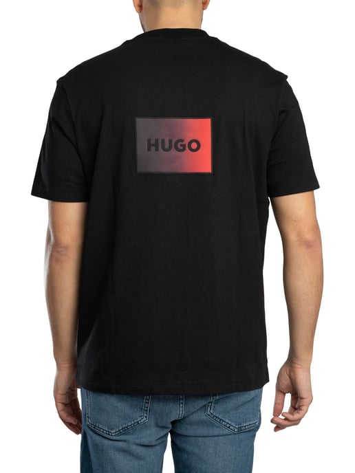 HUGO Danoto Rückengrafik-T-Shirt, Schwarz - Image 3