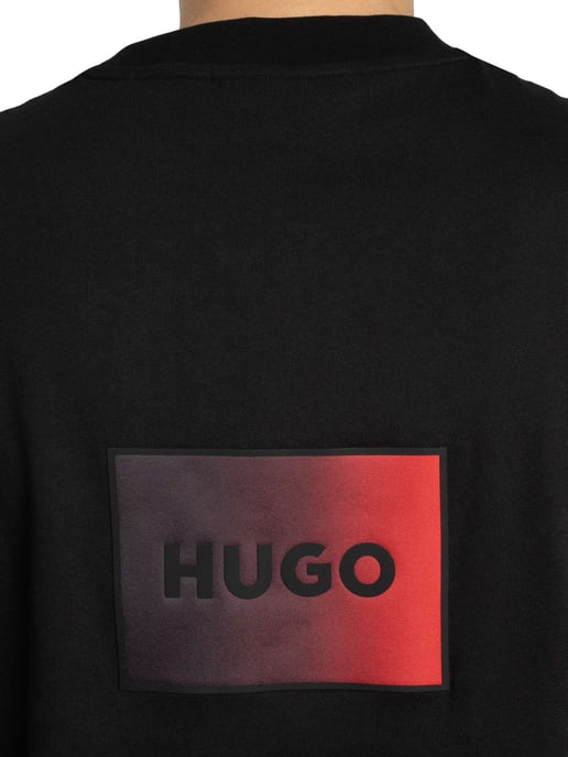 HUGO Danoto Rückengrafik-T-Shirt, Schwarz - Image 5