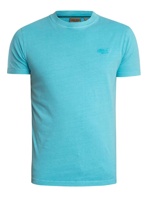Superdry Essential Logo EMB Neon T-Shirt, Blau - Image 6