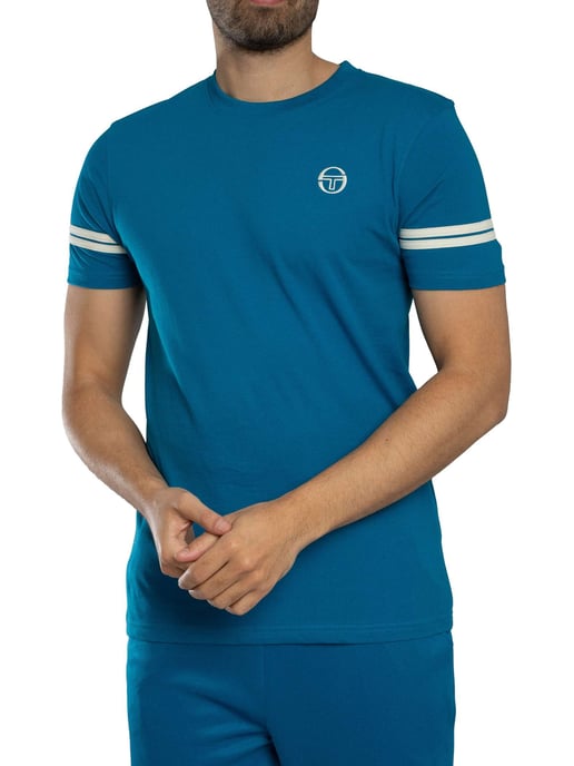 Sergio Tacchini Grello Crew T-Shirt, Blau - Image 2