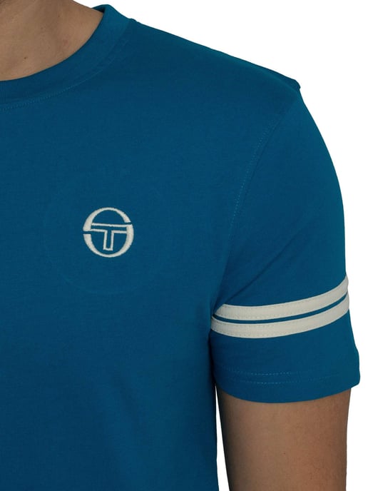 Sergio Tacchini Grello Crew T-Shirt, Blau - Image 4