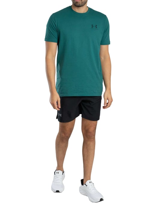 Under Armour Logo-T-Shirt Für Die Linke Brust, Grün - Image 5