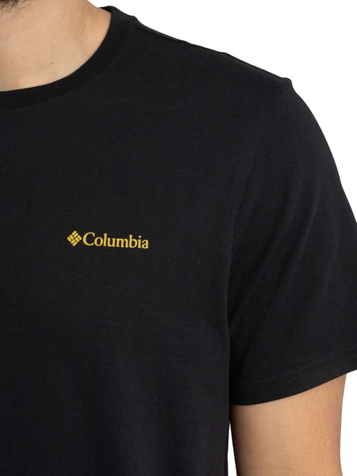 Columbia T-Shirt Mit Logo Auf Der Rückseite, Schwarz - Image 4
