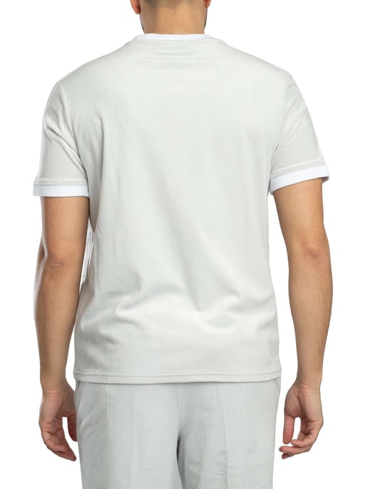Fila Basilio Velours-T-Shirt, Blau - Image 3