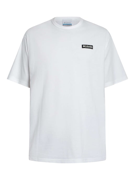 Columbia Schweres, Lässig Geschnittenes T-Shirt Mit Rückenaufdruck, Weiß - Image 5
