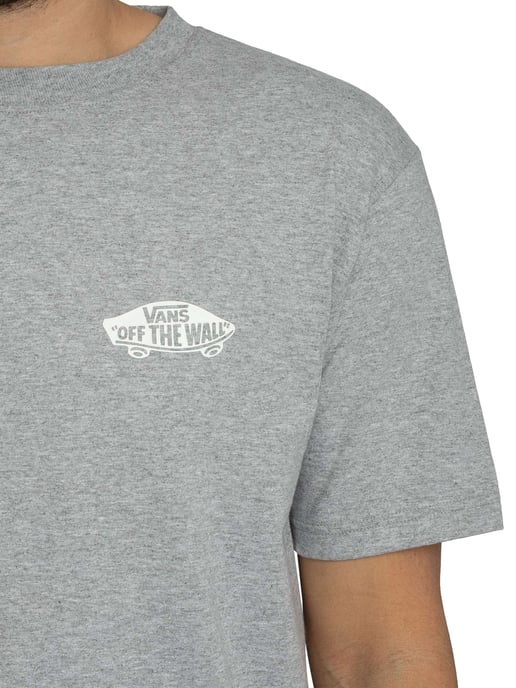Vans Doppeltes Standard-T-Shirt Mit Rückenlogo, Grau - Image 4