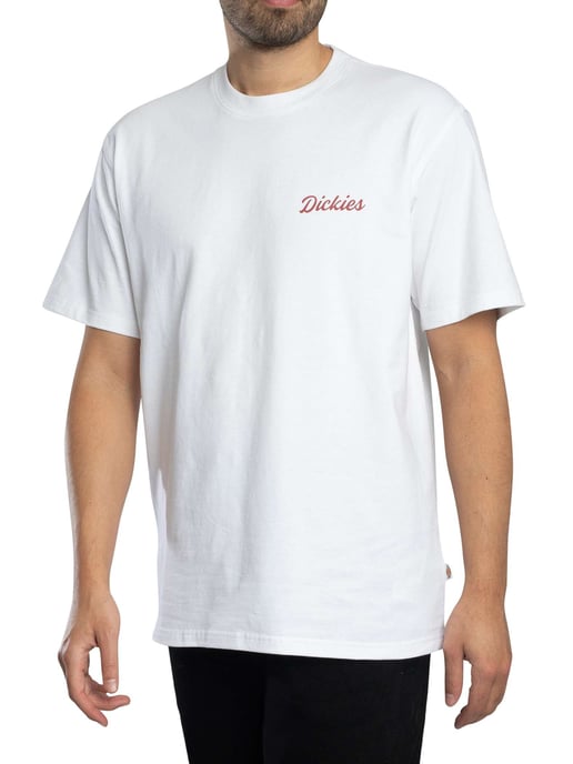 Dickies Wellsville Rückengrafik-T-Shirt, Weiß - Image 1