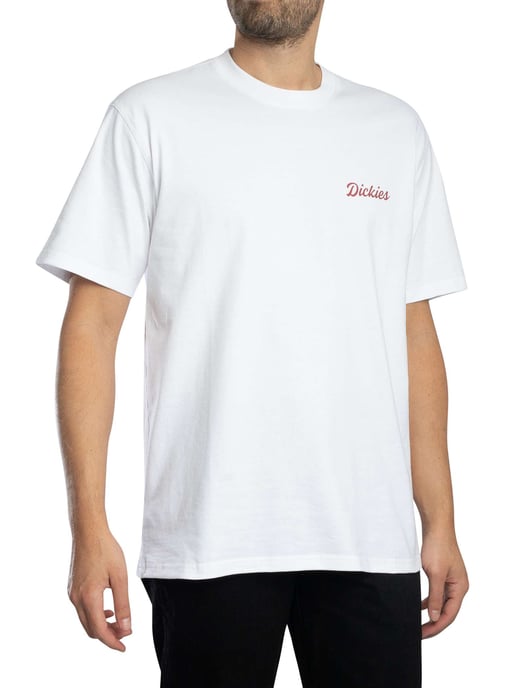Dickies Wellsville Rückengrafik-T-Shirt, Weiß - Image 2