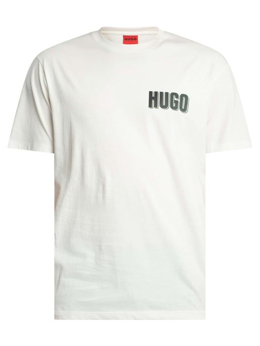 HUGO Derlyns Rückengrafik-T-Shirt, Weiß - Image 5