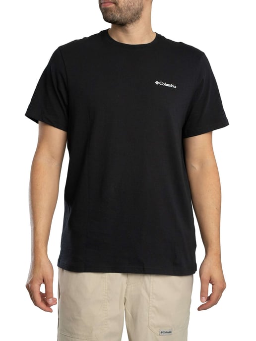 Columbia Outdoor-T-Shirt Mit Rückengrafik, Schwarz - Image 1