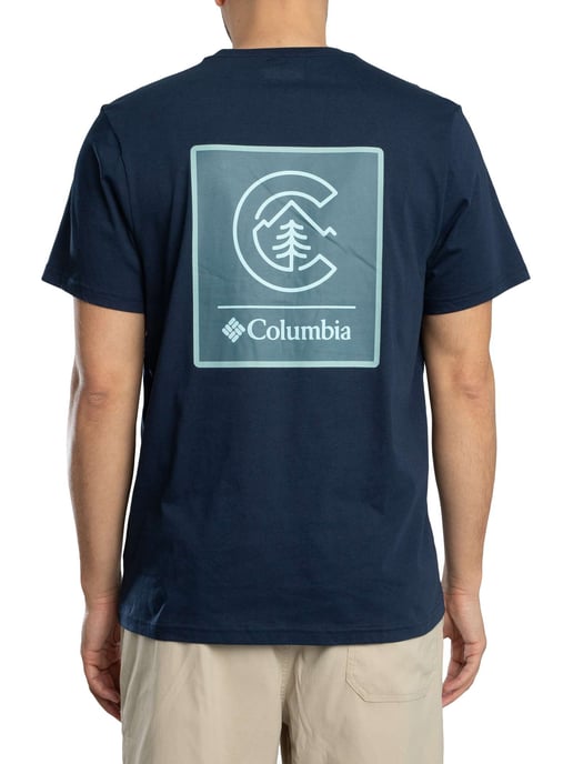 Columbia CSC Logo Rücken-T-Shirt, Blau - Image 3