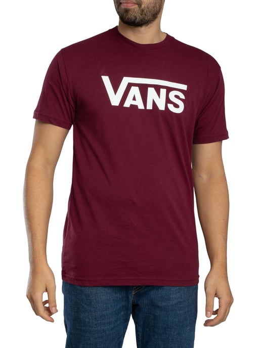 Vans Klassisches Logo T-Shirt, Rot - Image 1