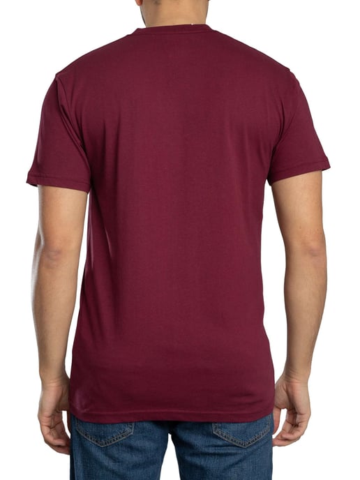 Vans Klassisches Logo T-Shirt, Rot - Image 3