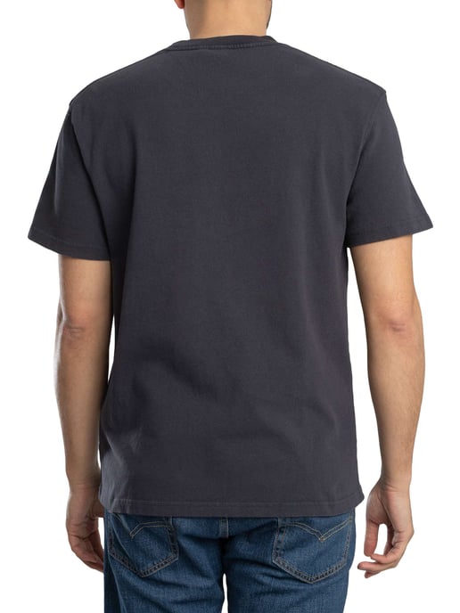 Deus Ex Machina Shield Stückgefärbtes T-Shirt, Schwarz - Image 3