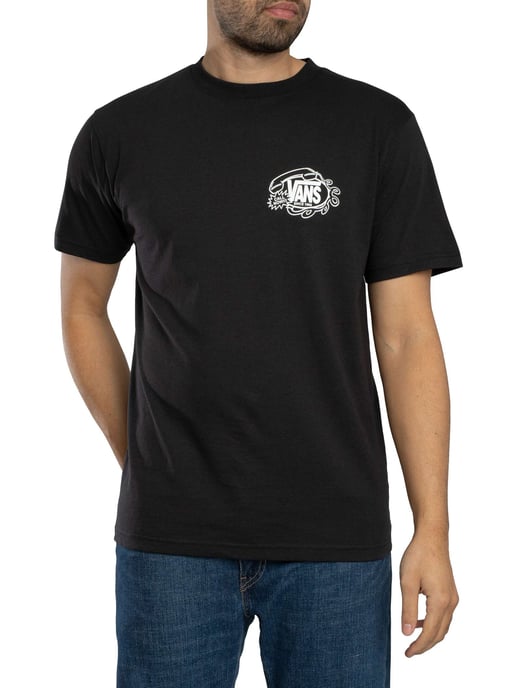 Vans Hot Lines Rückengrafik-T-Shirt, Schwarz - Image 2