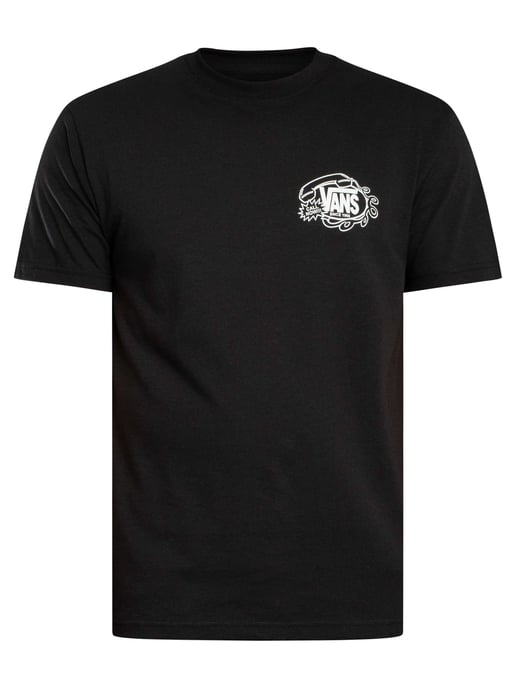 Vans Hot Lines Rückengrafik-T-Shirt, Schwarz - Image 5