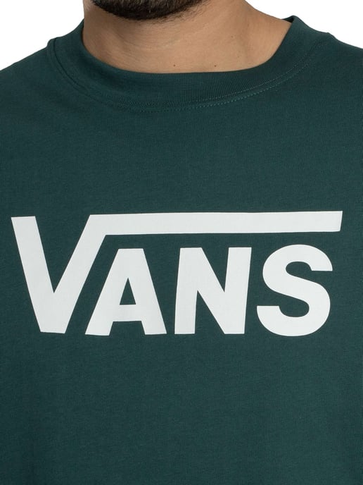 Vans Klassisches Logo T-Shirt, Grün - Image 4
