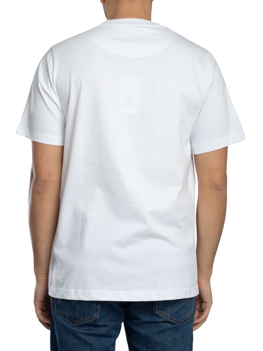 Pretty Green Resonance Box Logo T-Shirt, Weiß - Image 3